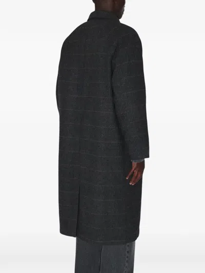 Dr Denim Jayden Single-breasted Coat In Black