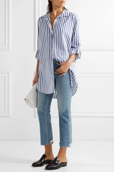 Shop M.i.h. Jeans Oversized Striped Cotton Shirt