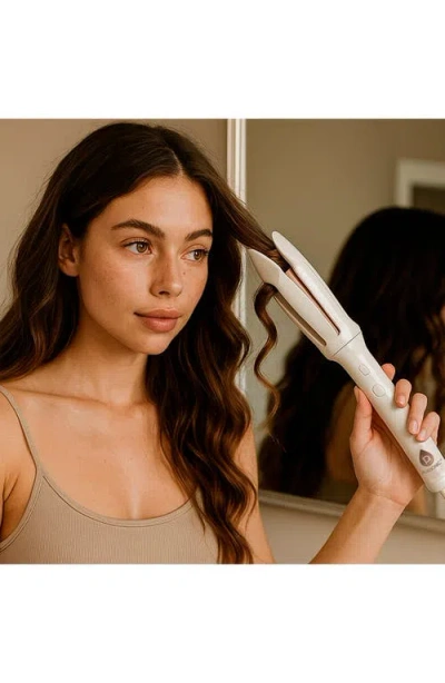 Pursonic Ceramic Automatic Curling Iron In White
