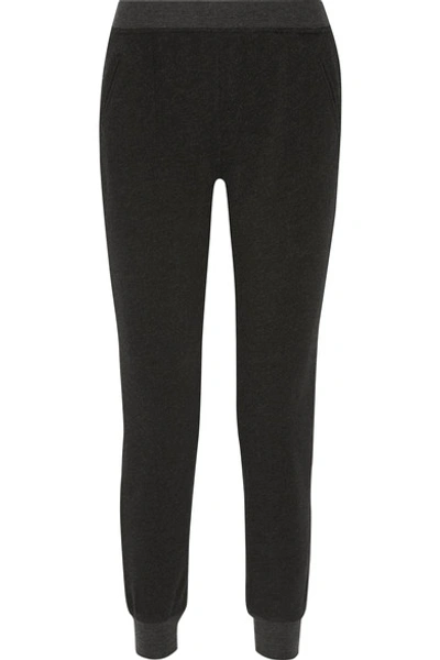 Shop Atm Anthony Thomas Melillo French Cotton-blend Terry Slim-leg Pants