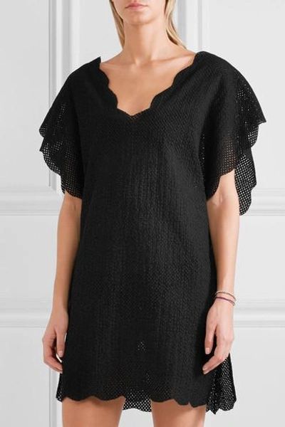 Shop Marysia Shelter Island Crocheted Cotton Tunic