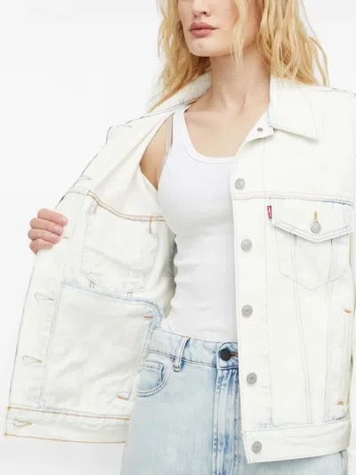 Levi's 90s Buttoned Denim Jacket In White