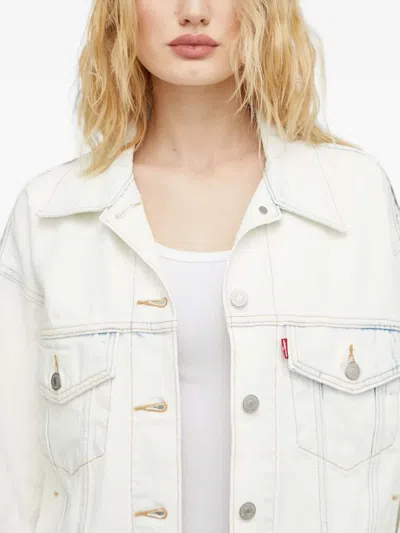 Levi's 90s Buttoned Denim Jacket In White