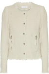 IRO Frayed cotton-tweed jacket