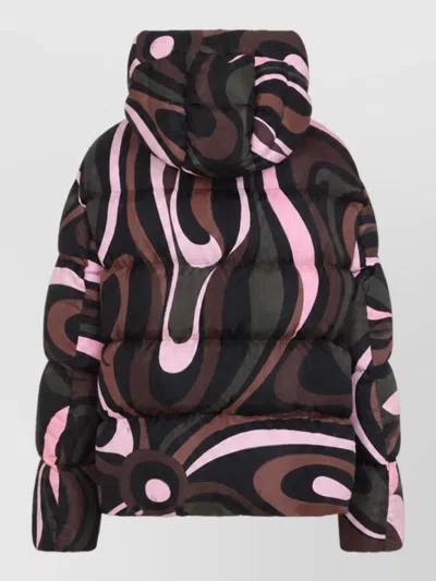 Pucci Down Puffer Jacket In Multi