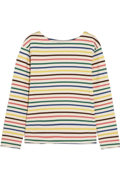 M.i.h Jeans Mariniere Striped Cotton-jersey Top