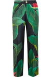 F.R.S FOR RESTLESS SLEEPERS Crono printed silk-twill pants