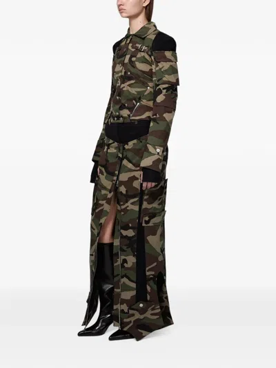 Srvc Studio Mecha Camouflage Cargo Jacket In Multi