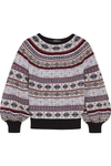 ALEXANDER MCQUEEN Fair Isle knitted sweater
