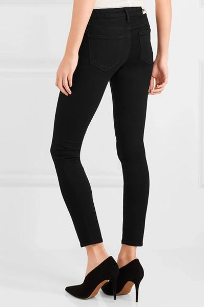 Shop L Agence The Chantal Low-rise Skinny Jeans