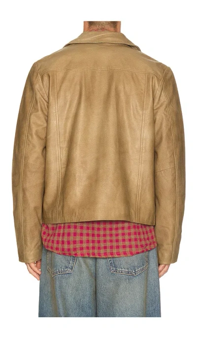 Won Hundred Dutton Leather Jacket In Multi