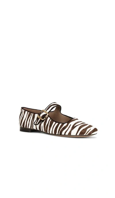 Sam Edelman Michaela Mary Jane Flat In Brown