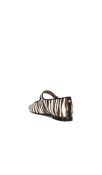 Sam Edelman Michaela Mary Jane Flat In Brown