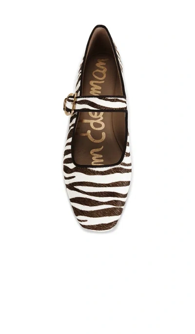 Sam Edelman Michaela Mary Jane Flat In Brown