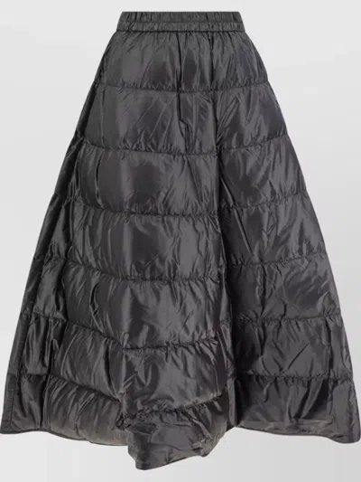 Moncler Oversized Coat In Black