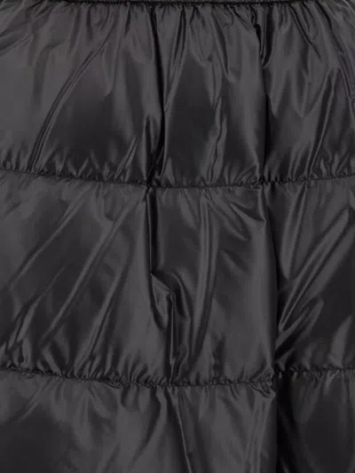 Moncler Oversized Coat In Black