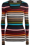 SONIA RYKIEL Striped stretch-knit sweater