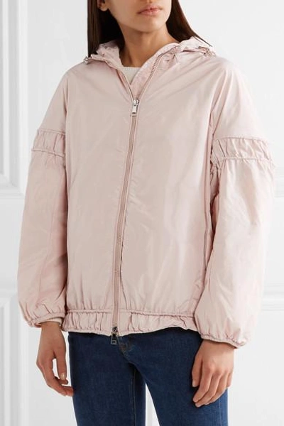 Shop Moncler - Jarosse Hooded Shell Jacket - Pastel Pink