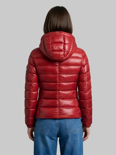 Herno Glossy Down Jacket In Red