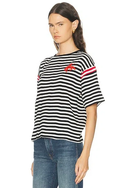 Bode Rib Stripe Training Shirt In Black
