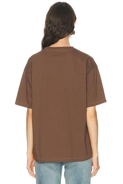 Bode Sequin Pony Tee In Brown