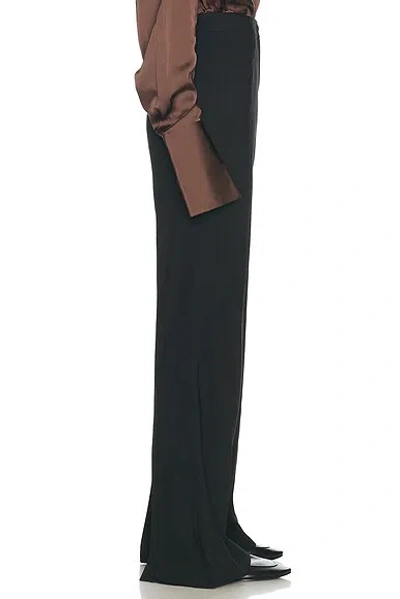 Helsa Wool Blend Double Loop Trousers In Black