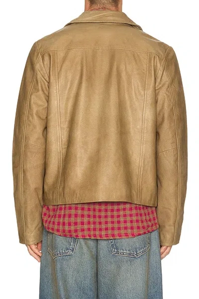Won Hundred Dutton Leather Jacket In Multi