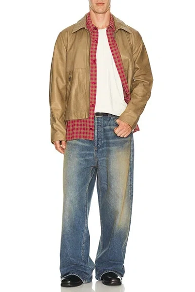 Won Hundred Dutton Leather Jacket In Multi