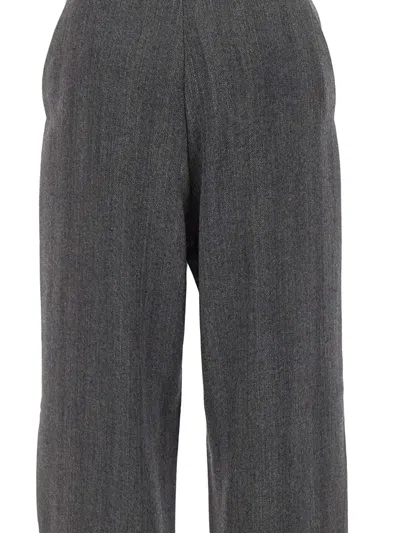 Coperni Herringbone-pattern Trousers In Gray