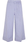 JCREW Banada striped stretch-cotton wide-leg pants