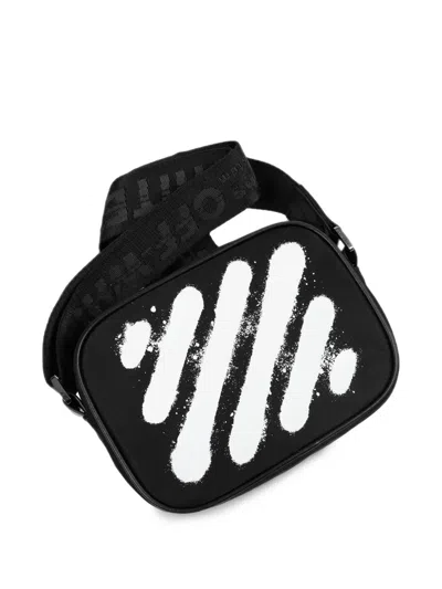 Off-white Diagonal Spray Camera Bag In Black | ModeSens