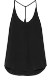 L AGENCE Mary silk-crepe camisole