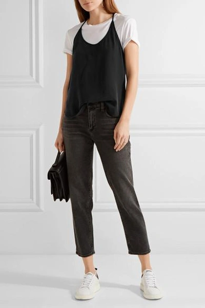 Shop L Agence Mary Silk-crepe Camisole