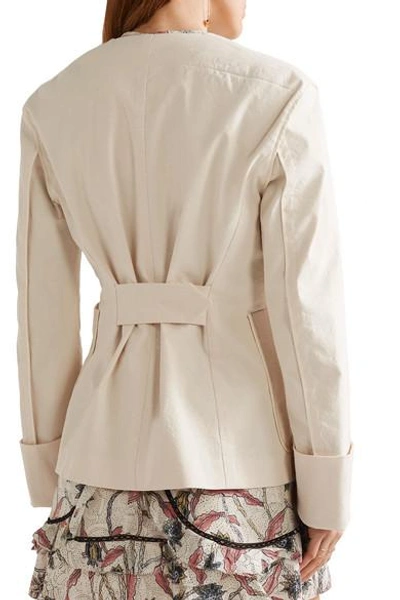 Shop Isabel Marant Honey Stretch Cotton-blend Jacket