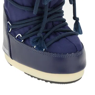 Moon Boot Baby Boys Icon Mini Boots In Blue