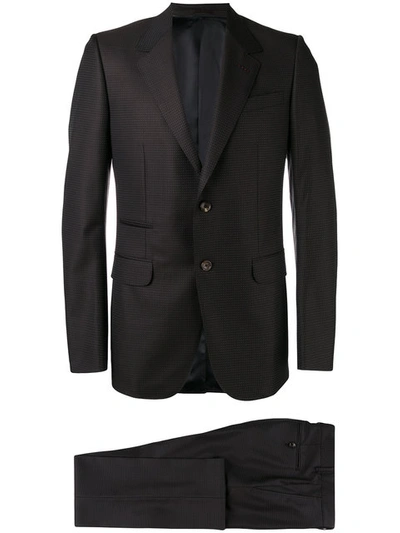 Gucci Polka-dot Two Piece Suit - Farfetch In Black