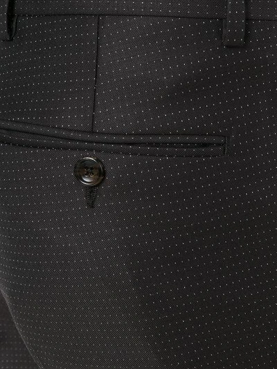 Shop Gucci Polka-dot Two Piece Suit - Farfetch In Black