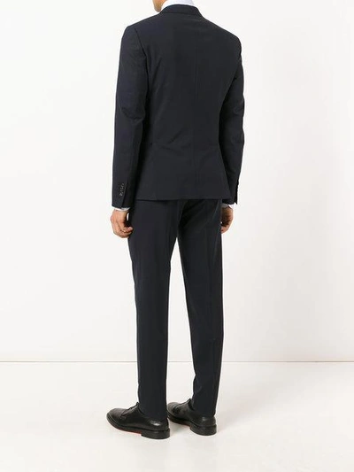 Shop Dsquared2 London Three-piece Suit In Blue