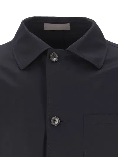 Corneliani Button-up Overshirt Jacket In Multi