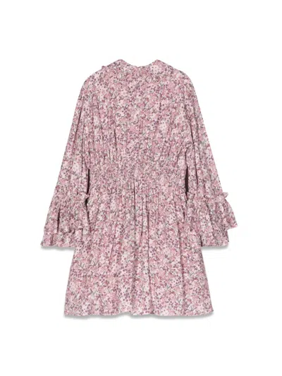 Simonetta 西蒙塔（）连衣裙，荷叶边的衣领和袖子 In Multicolour