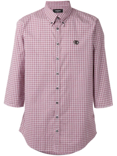 Dsquared2 Printed Short Sleeved Shirt