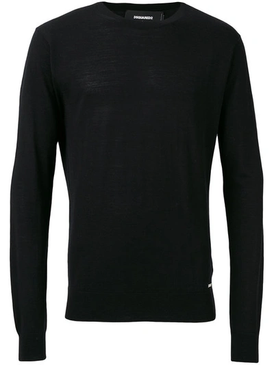 The Row Knitted Jumper Apricot In Black
