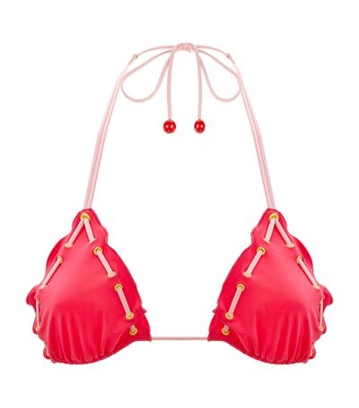 Agent Provocateur Lolly Bikini Top In Pink