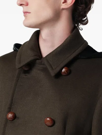 DOUBLE-BREASTED HOODED COAT
