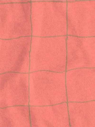 Shop Umd Cashmere Grid Knit Scarf - Pink