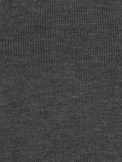 Thom Browne Wool T-shirt In Black