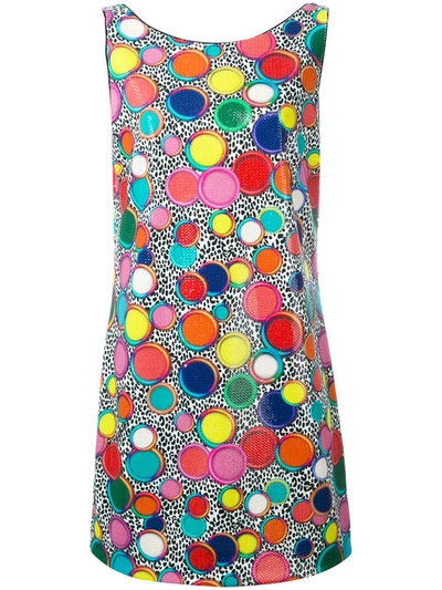 Just Cavalli Dots Print Varnish Dress