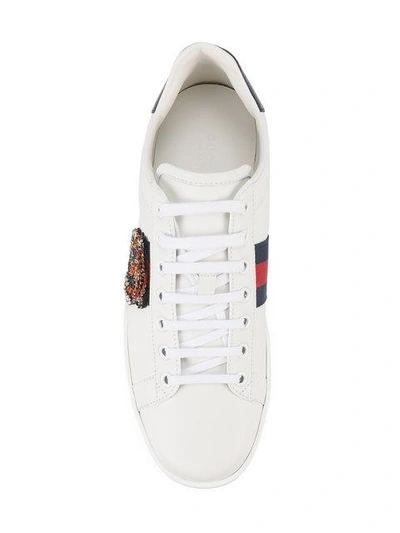 Shop Gucci Ace Tiger's Head Sneakers