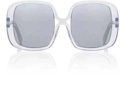 Karen Walker Marques 56mm Mirrored Square Sunglasses In Silver