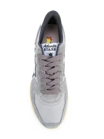 Shop Atlantic Stars Star Patch Sneakers - Grey